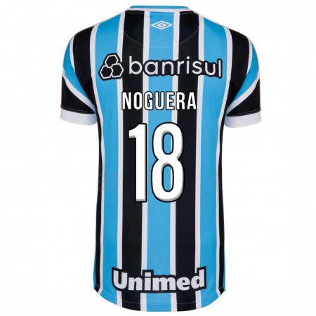 Kandiny Homme Maillot Freddy Noguera #18 Bleu Tenues Domicile 2023/24 T-Shirt