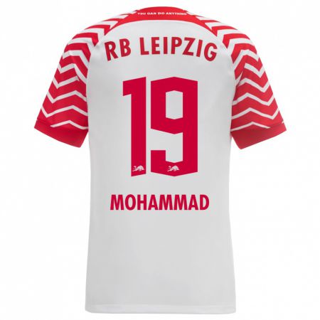 Kandiny Homme Maillot Sammy Mohammad #19 Blanc Tenues Domicile 2023/24 T-Shirt