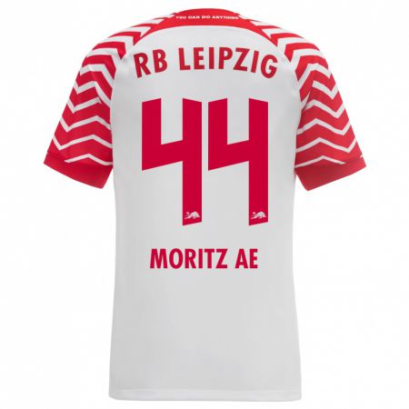 Kandiny Homme Maillot Moritz Aé #44 Blanc Tenues Domicile 2023/24 T-Shirt