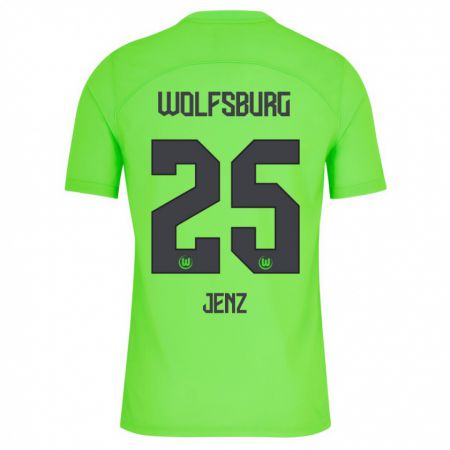 Kandiny Homme Maillot Moritz Jenz #25 Vert Tenues Domicile 2023/24 T-Shirt