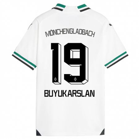 Kandiny Homme Maillot Oguzcan Büyükarslan #19 Blanc Vert Tenues Domicile 2023/24 T-Shirt