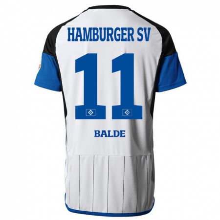 Kandiny Homme Maillot Fabio Baldé #11 Blanc Tenues Domicile 2023/24 T-Shirt