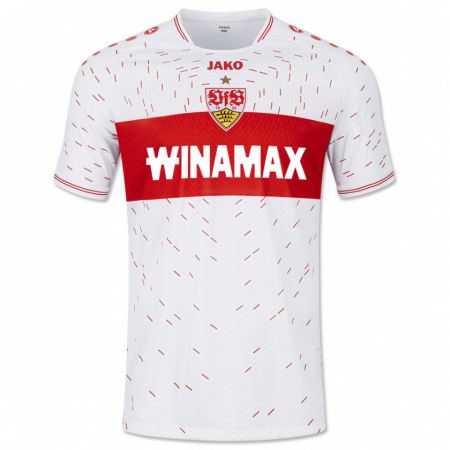 Kandiny Homme Maillot Lukas Sonnenwald #27 Blanc Tenues Domicile 2023/24 T-Shirt
