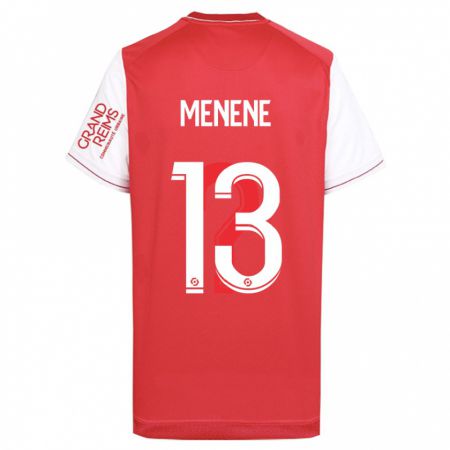 Kandiny Homme Maillot Meyong Menene #13 Rouge Tenues Domicile 2023/24 T-Shirt