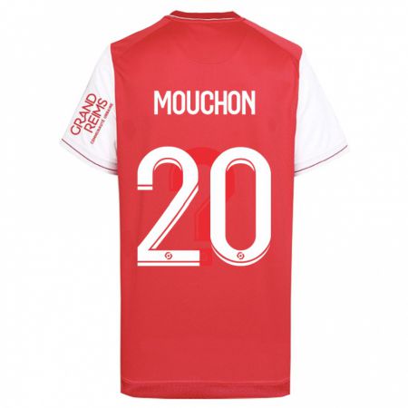 Kandiny Homme Maillot Noemie Mouchon #20 Rouge Tenues Domicile 2023/24 T-Shirt