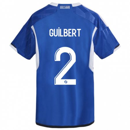 Kandiny Homme Maillot Frédéric Guilbert #2 Bleu Tenues Domicile 2023/24 T-Shirt