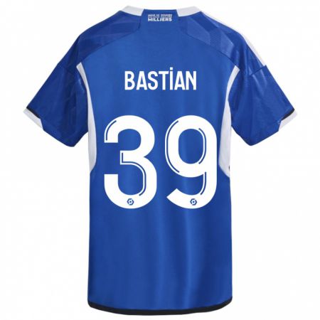 Kandiny Homme Maillot Maxime Bastian #39 Bleu Tenues Domicile 2023/24 T-Shirt