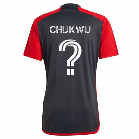 Kandiny Homme Maillot Robert Chukwu #0 Gris Tenues Domicile 2023/24 T-Shirt