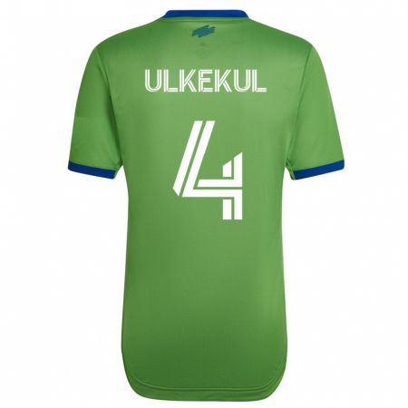 Kandiny Homme Maillot Jodi Ulkekul #4 Vert Tenues Domicile 2023/24 T-Shirt