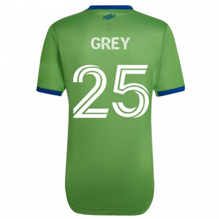 Kandiny Homme Maillot Mireya Grey #25 Vert Tenues Domicile 2023/24 T-Shirt