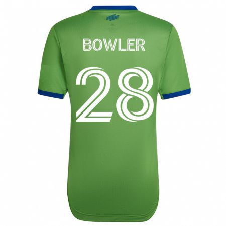 Kandiny Homme Maillot Rachel Bowler #28 Vert Tenues Domicile 2023/24 T-Shirt