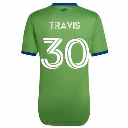 Kandiny Homme Maillot Riley Travis #30 Vert Tenues Domicile 2023/24 T-Shirt