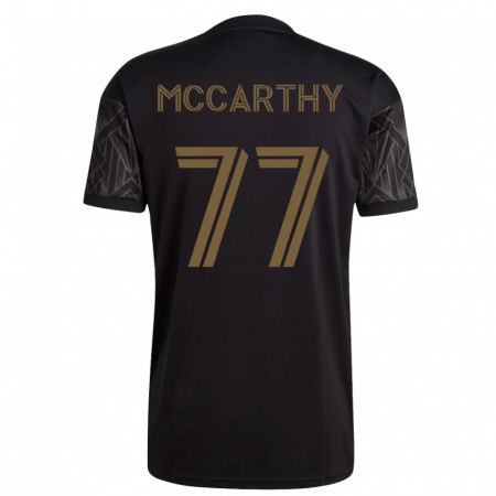 Kandiny Homme Maillot John Mccarthy #77 Noir Tenues Domicile 2023/24 T-Shirt