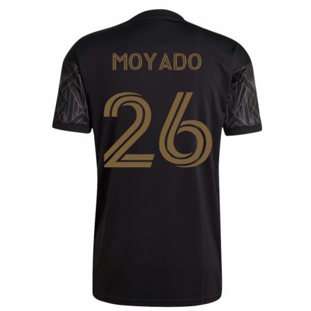 Kandiny Homme Maillot Bryan Moyado #26 Noir Tenues Domicile 2023/24 T-Shirt
