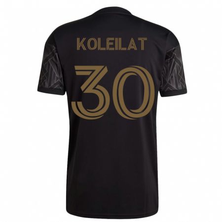 Kandiny Homme Maillot Jassem Koleilat #30 Noir Tenues Domicile 2023/24 T-Shirt