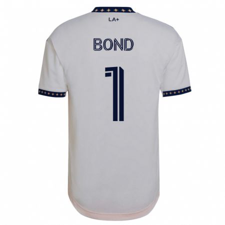 Kandiny Homme Maillot Jonathan Bond #1 Blanc Tenues Domicile 2023/24 T-Shirt