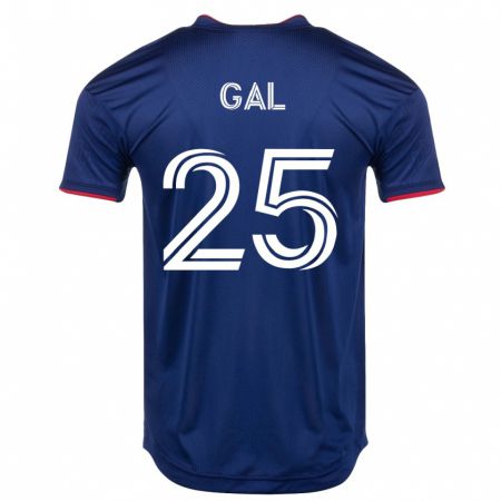 Kandiny Homme Maillot Jeff Gal #25 Marin Tenues Domicile 2023/24 T-Shirt