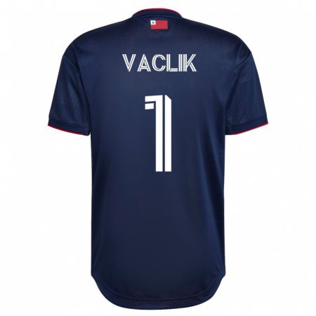 Kandiny Homme Maillot Tomas Vaclik #1 Marin Tenues Domicile 2023/24 T-Shirt