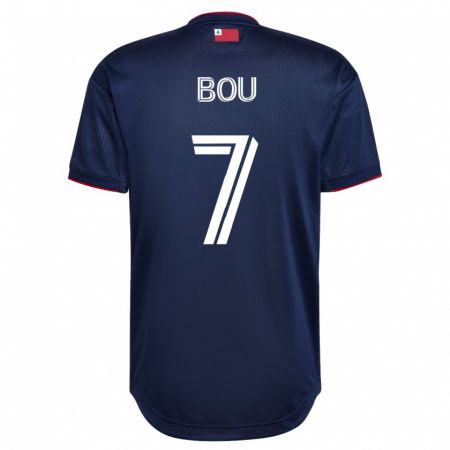 Kandiny Homme Maillot Gustavo Bou #7 Marin Tenues Domicile 2023/24 T-Shirt