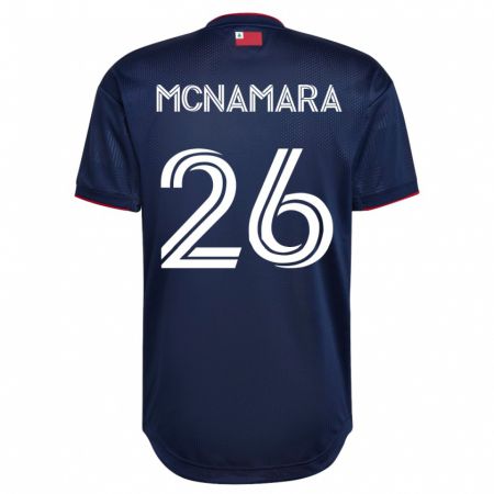 Kandiny Homme Maillot Tommy Mcnamara #26 Marin Tenues Domicile 2023/24 T-Shirt