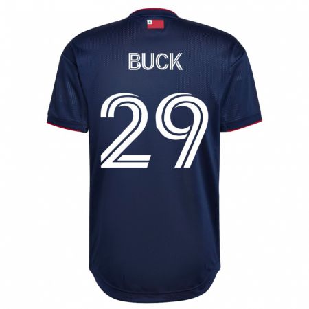Kandiny Homme Maillot Noel Buck #29 Marin Tenues Domicile 2023/24 T-Shirt
