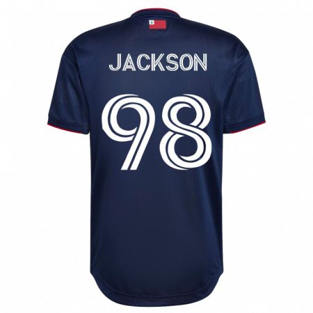 Kandiny Homme Maillot Jacob Jackson #98 Marin Tenues Domicile 2023/24 T-Shirt