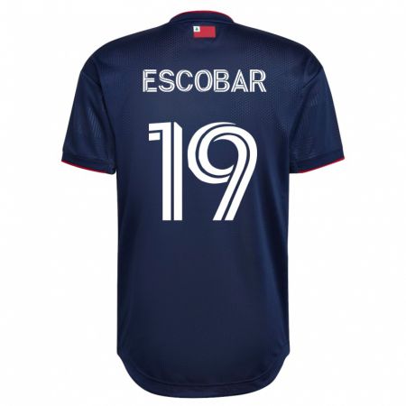 Kandiny Homme Maillot Olger Escobar #19 Marin Tenues Domicile 2023/24 T-Shirt
