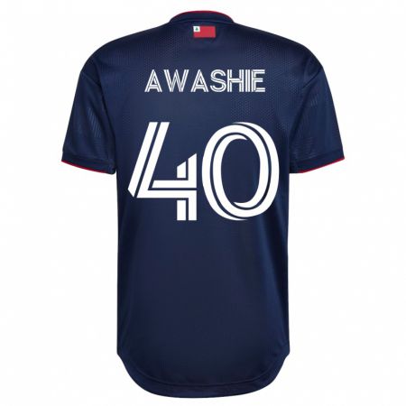 Kandiny Homme Maillot Ben Awashie #40 Marin Tenues Domicile 2023/24 T-Shirt