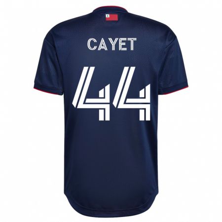 Kandiny Homme Maillot Pierre Cayet #44 Marin Tenues Domicile 2023/24 T-Shirt
