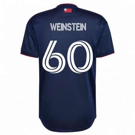 Kandiny Homme Maillot Max Weinstein #60 Marin Tenues Domicile 2023/24 T-Shirt
