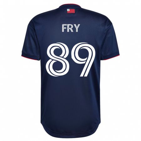 Kandiny Homme Maillot Malcolm Fry #89 Marin Tenues Domicile 2023/24 T-Shirt