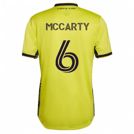 Kandiny Homme Maillot Dax Mccarty #6 Jaune Tenues Domicile 2023/24 T-Shirt