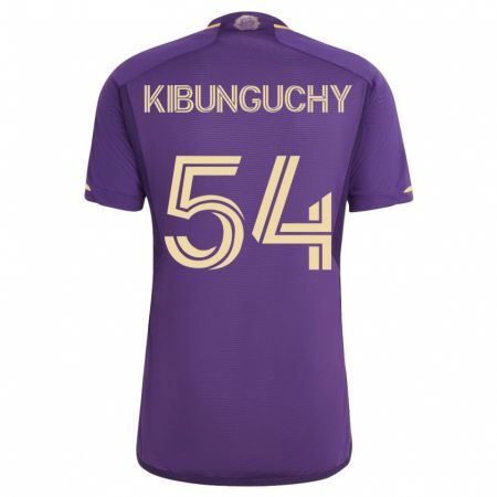 Kandiny Homme Maillot Nabi Kibunguchy #54 Violet Tenues Domicile 2023/24 T-Shirt