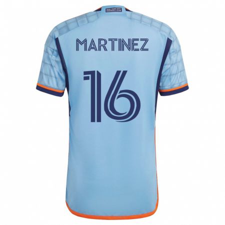 Kandiny Homme Maillot Alonso Martínez #16 Bleu Tenues Domicile 2023/24 T-Shirt