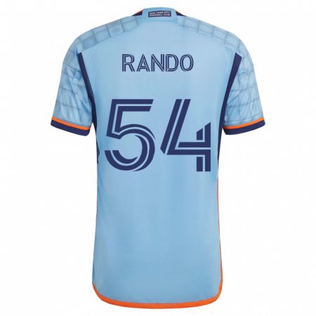Kandiny Homme Maillot Alex Rando #54 Bleu Tenues Domicile 2023/24 T-Shirt