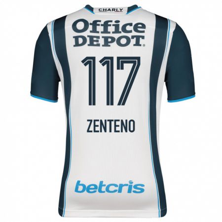 Kandiny Homme Maillot Gustavo Zenteno #117 Marin Tenues Domicile 2023/24 T-Shirt
