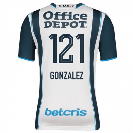 Kandiny Homme Maillot Cristian González #121 Marin Tenues Domicile 2023/24 T-Shirt