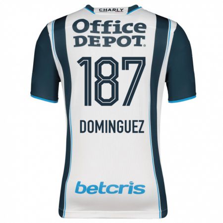 Kandiny Homme Maillot Alexéi Domínguez #187 Marin Tenues Domicile 2023/24 T-Shirt