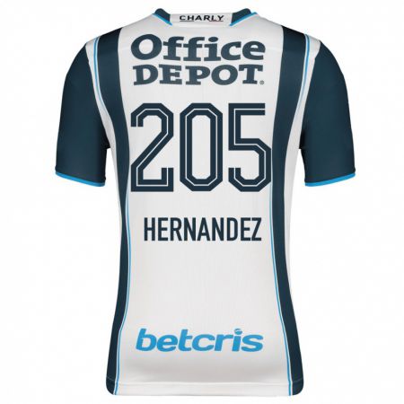 Kandiny Homme Maillot Sergio Hernández #205 Marin Tenues Domicile 2023/24 T-Shirt