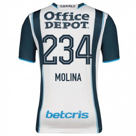 Kandiny Homme Maillot Yoshimar Molina #234 Marin Tenues Domicile 2023/24 T-Shirt