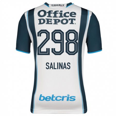 Kandiny Homme Maillot Jesús Salinas #298 Marin Tenues Domicile 2023/24 T-Shirt