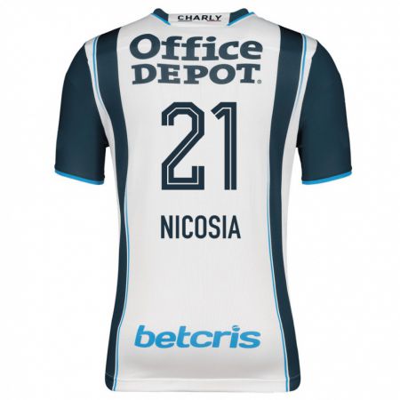 Kandiny Homme Maillot Nina Nicosia #21 Marin Tenues Domicile 2023/24 T-Shirt