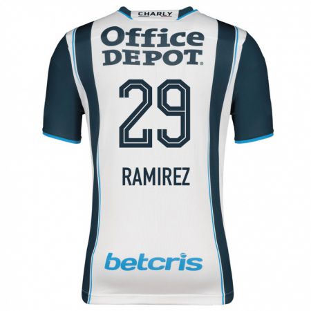 Kandiny Homme Maillot Elliana Ramirez #29 Marin Tenues Domicile 2023/24 T-Shirt