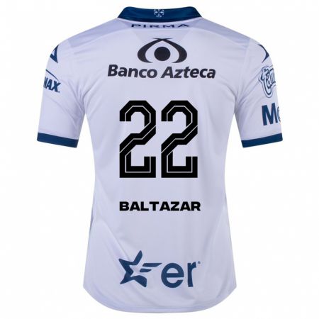 Kandiny Homme Maillot Carlos Baltazar #22 Blanc Tenues Domicile 2023/24 T-Shirt