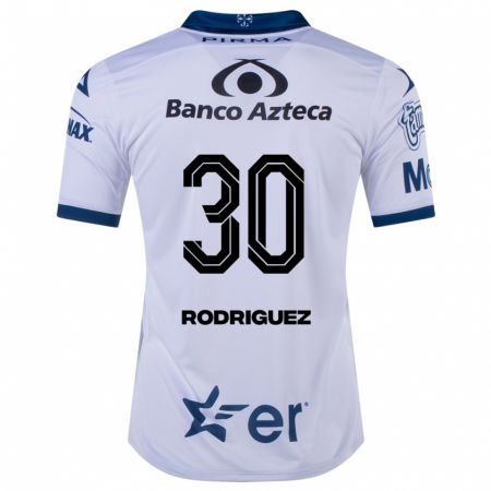 Kandiny Homme Maillot Jesús Rodríguez #30 Blanc Tenues Domicile 2023/24 T-Shirt