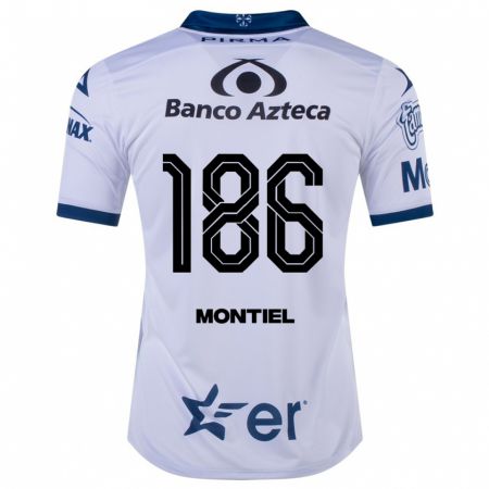 Kandiny Homme Maillot Santiago Montiel #186 Blanc Tenues Domicile 2023/24 T-Shirt