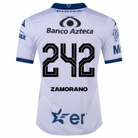 Kandiny Homme Maillot Leonardo Zamorano #242 Blanc Tenues Domicile 2023/24 T-Shirt