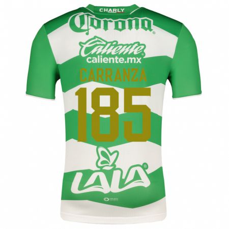 Kandiny Homme Maillot Héctor Carranza #185 Vert Tenues Domicile 2023/24 T-Shirt