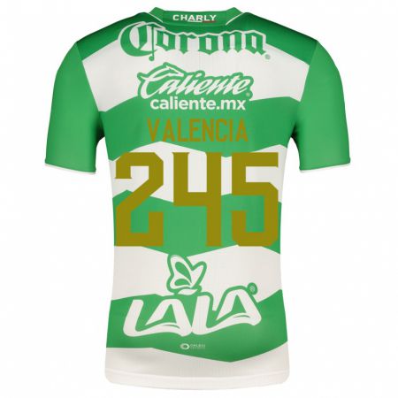 Kandiny Homme Maillot Álex Valencia #245 Vert Tenues Domicile 2023/24 T-Shirt