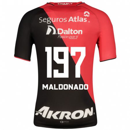 Kandiny Homme Maillot Leonardo Pérez Maldonado #197 Noir Tenues Domicile 2023/24 T-Shirt